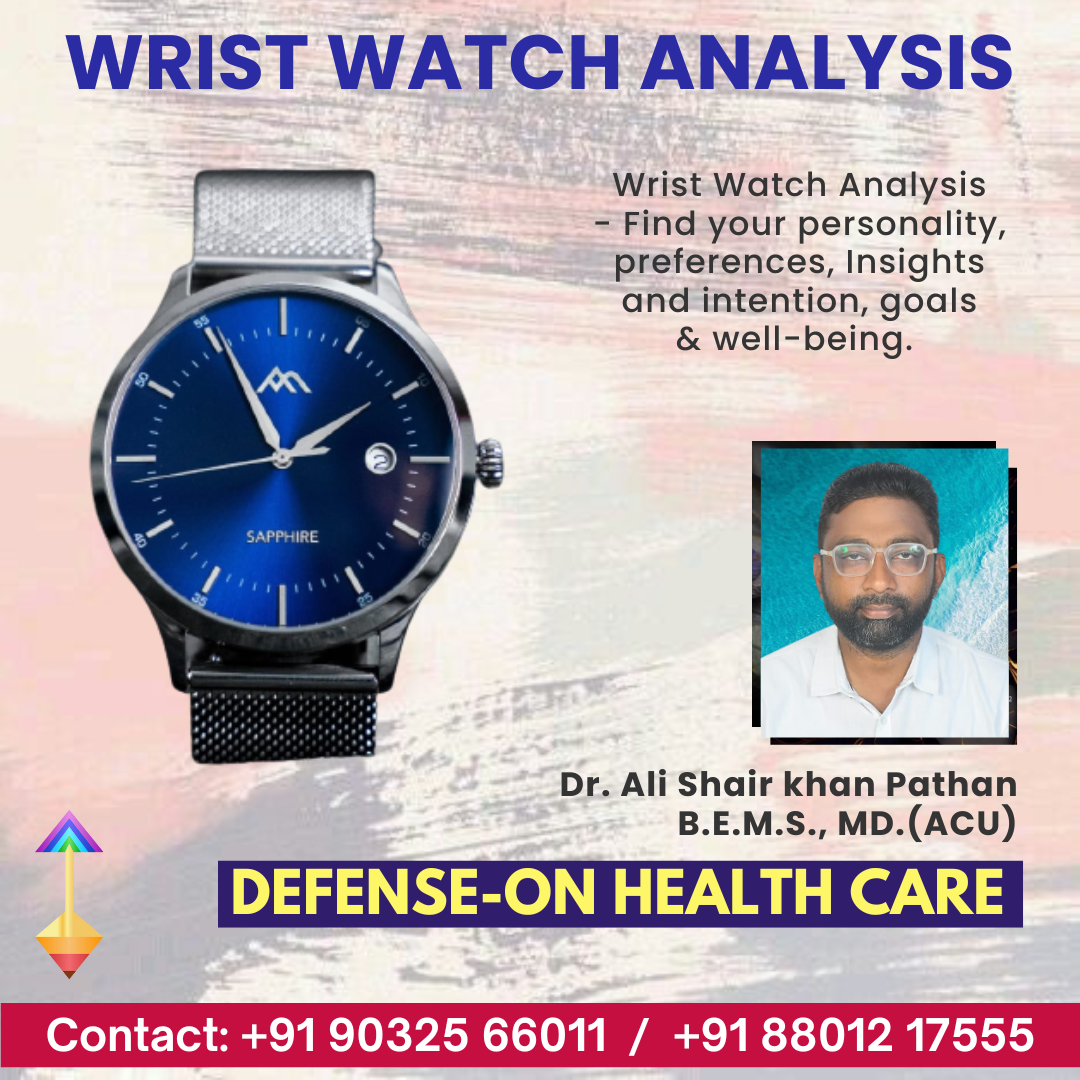 Wrist Watch Analysis by Dr. Ali Shair khan Pathan - Hyderabad