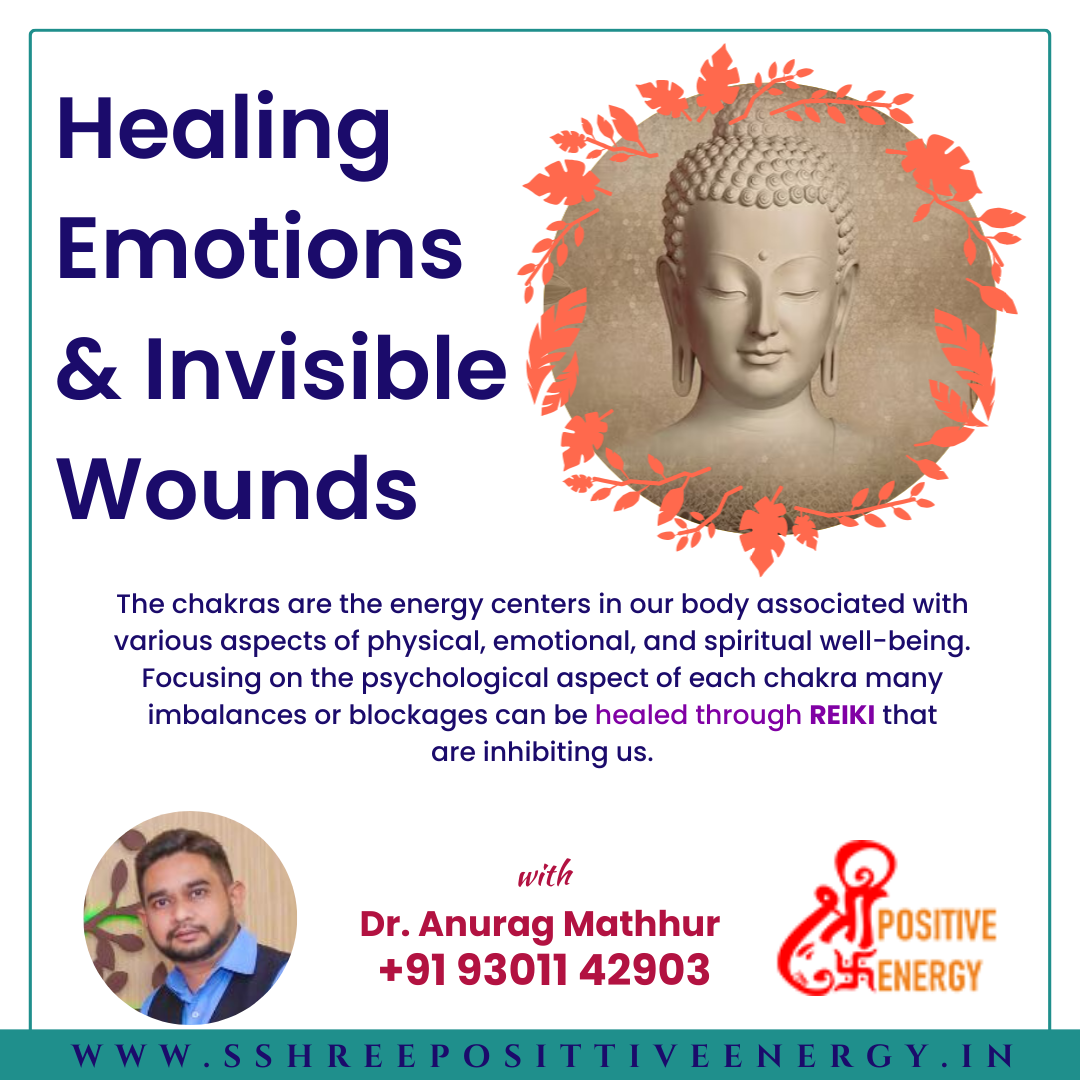 Healing Emotions & Invisible Wounds with Reiki  by Dr. Anurag Mathur - New York