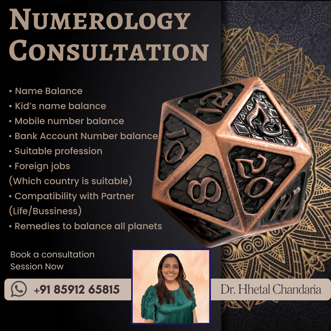 Numerology Consultation by Dr. Hetal Chandaria - Mumbai