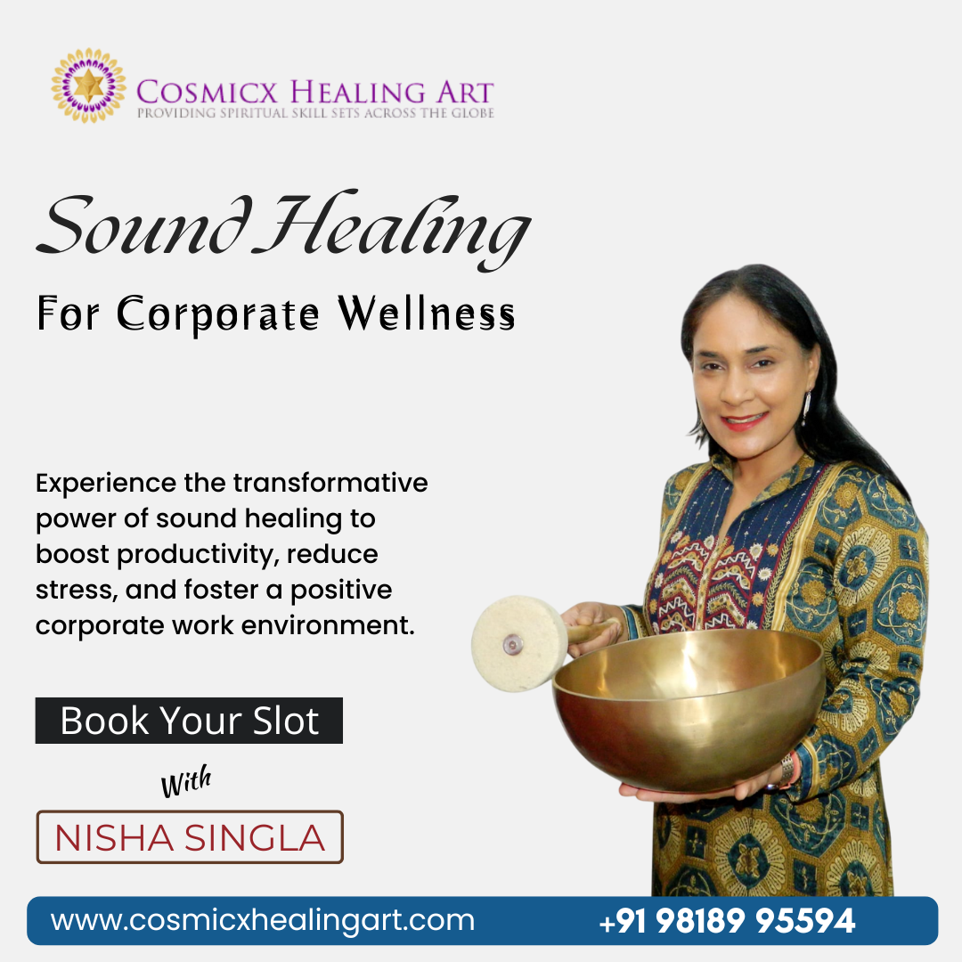 Corporate Wellness with Sound Healing By KripaJyoti Nisha Singla - Delhi