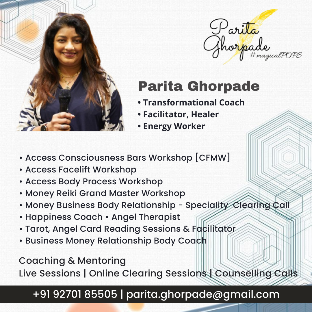 Certified Access Consciousness Bars Facilitator Parita Ghorpade - Basavanagudi