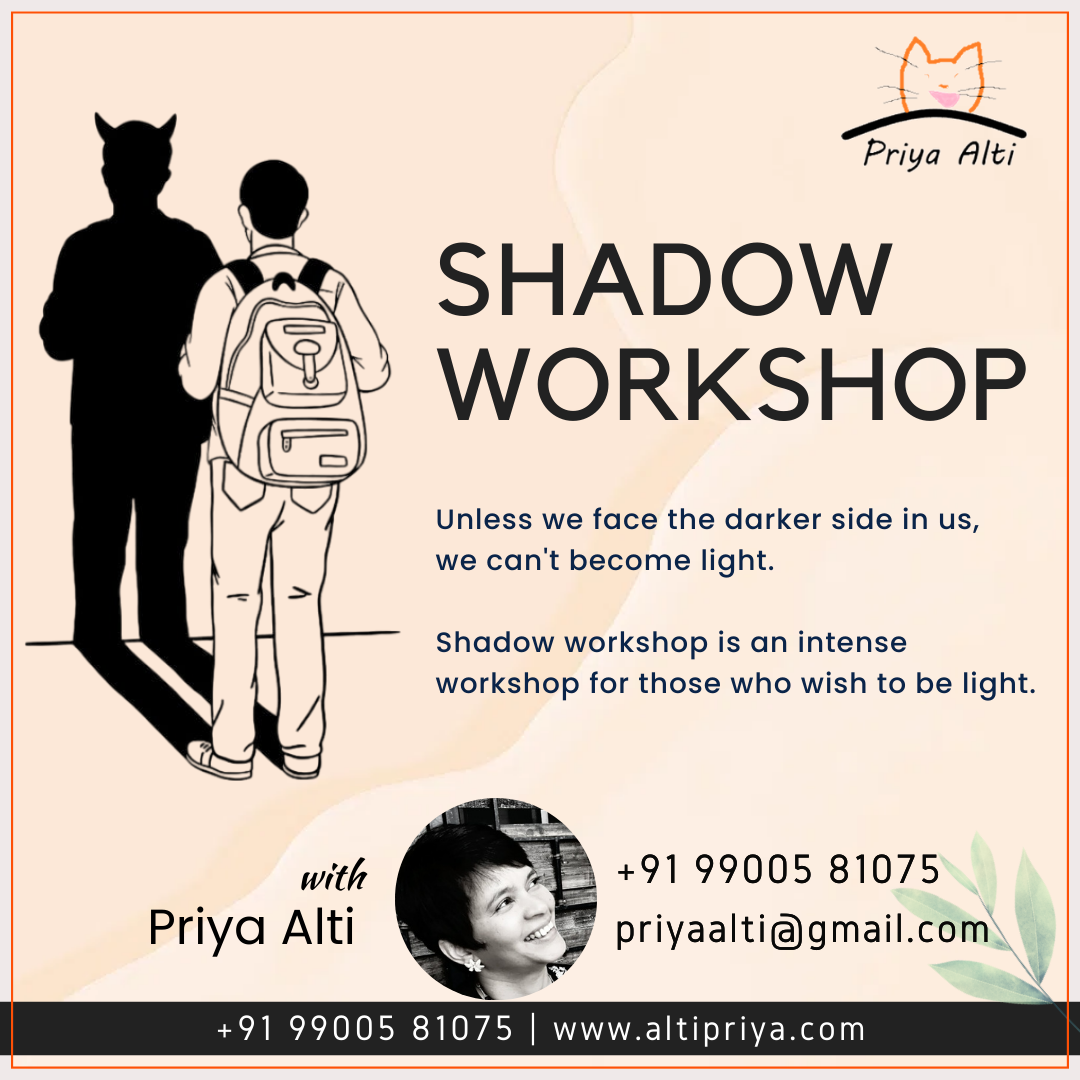 Shadow Work workshop by Priya Alti - Singapore