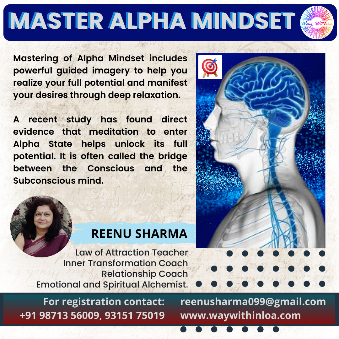 Master Alpha Mindset by Reenu Sharma Gurgaon