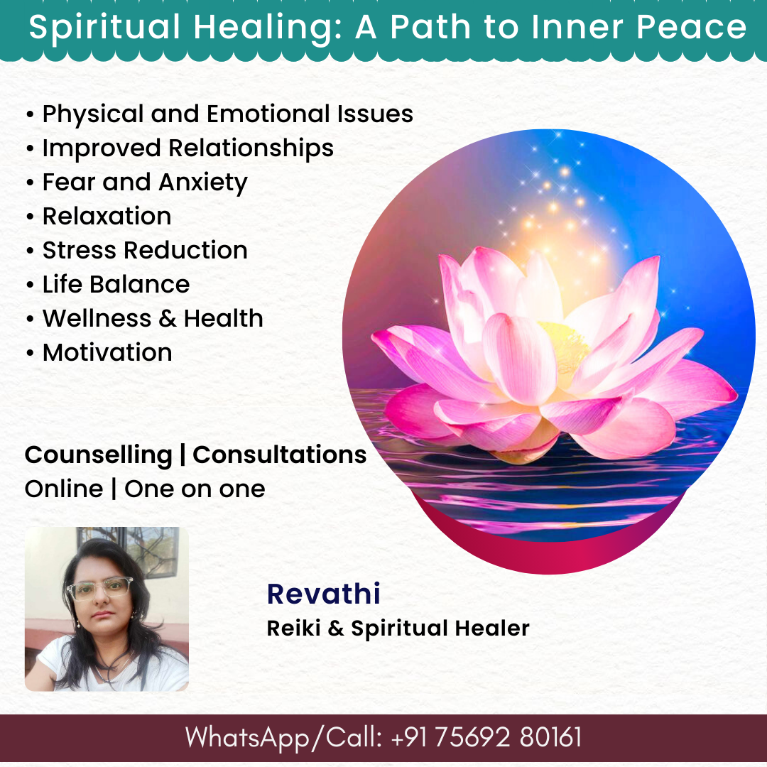 Revathi - Spiritual, Reiki Healer - Hyderabad