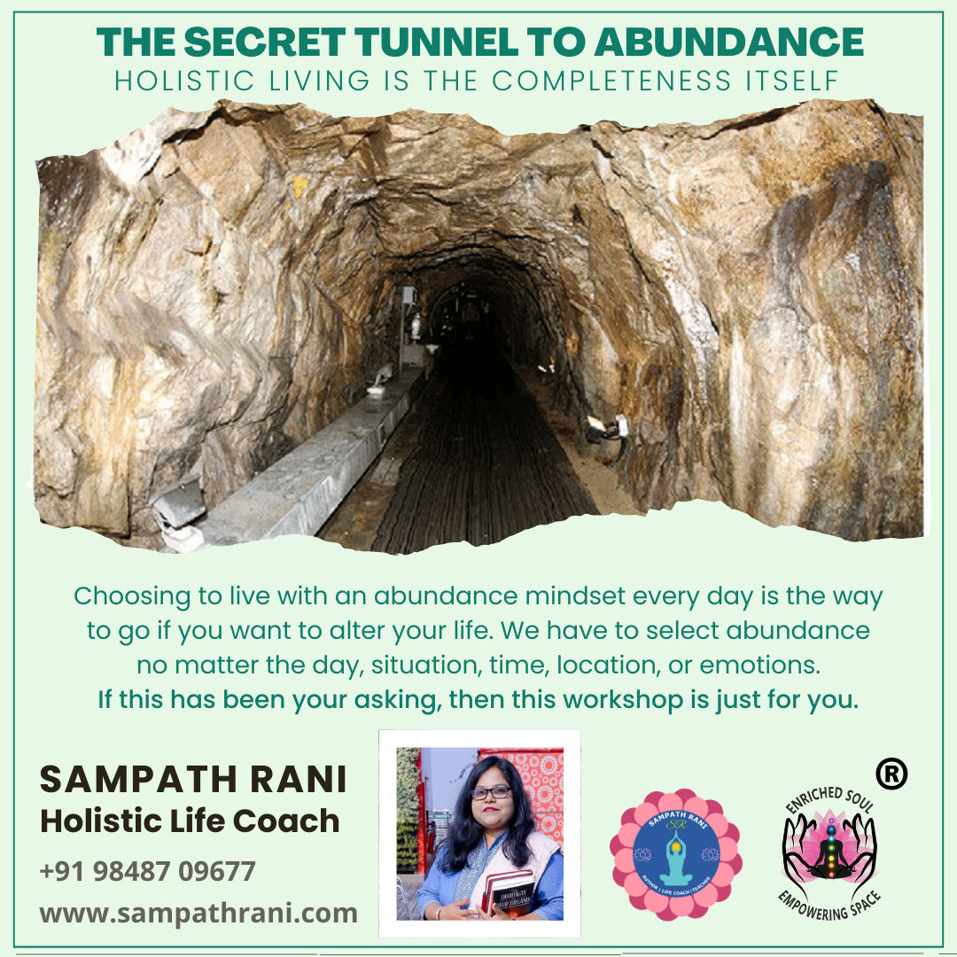 The Secret Tunnel to Abundance - Sampath Rani - New Jersey