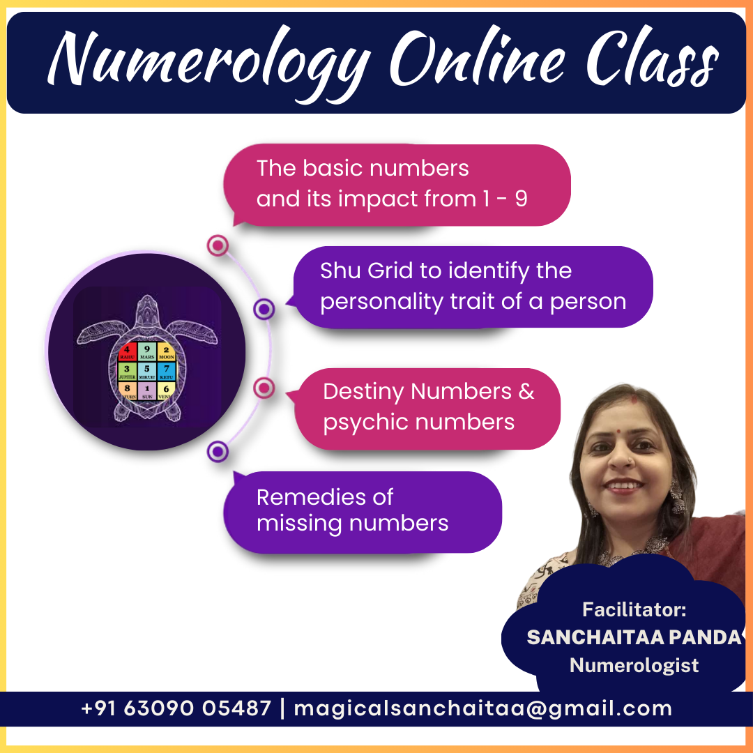 Learn Numerology Online - Sanchaitaa Panda - Hyderabad