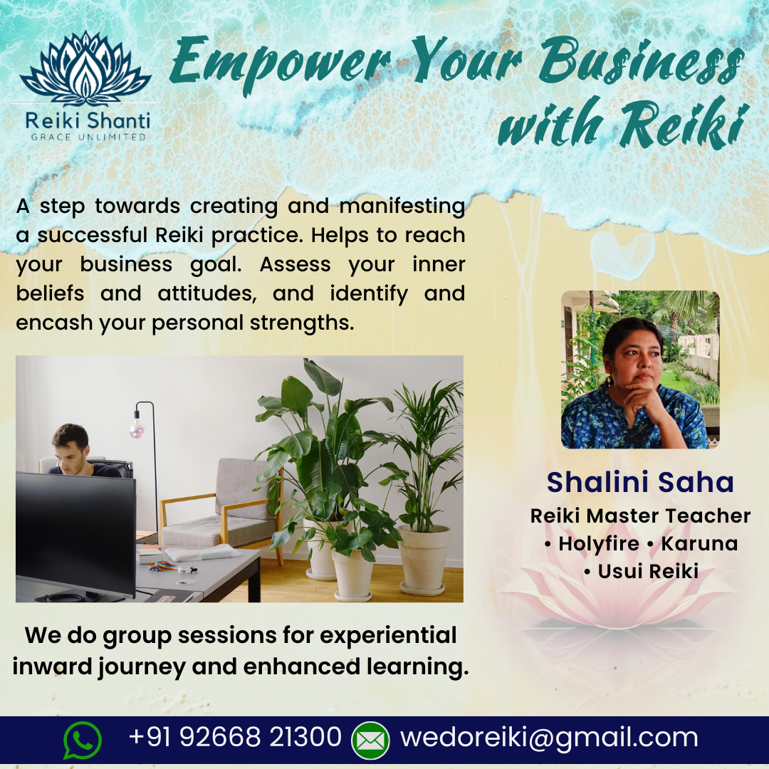 Empower Your Business with Reiki - Shalini Saha - New Jersey