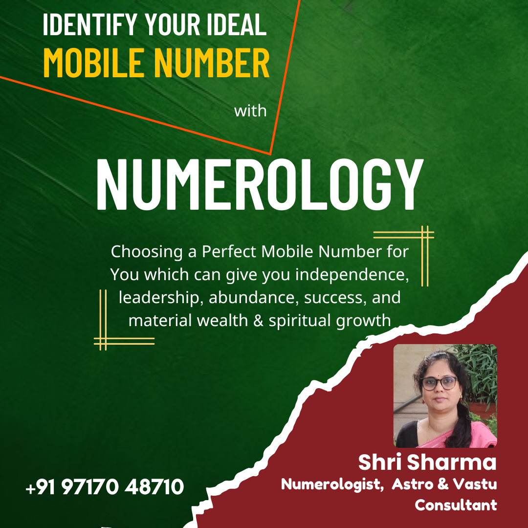 Mobile Number Numerology by Shri Sharma - New Jersey