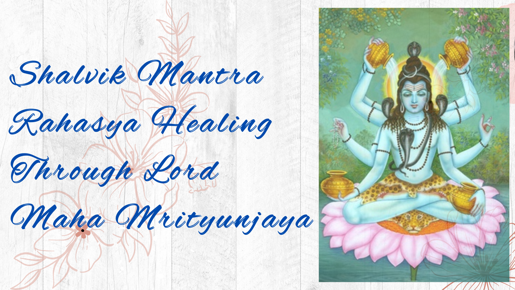 Shalvik Mantra Rahasya Healing Through Lord Maha Mrityunjaya - Mumbai