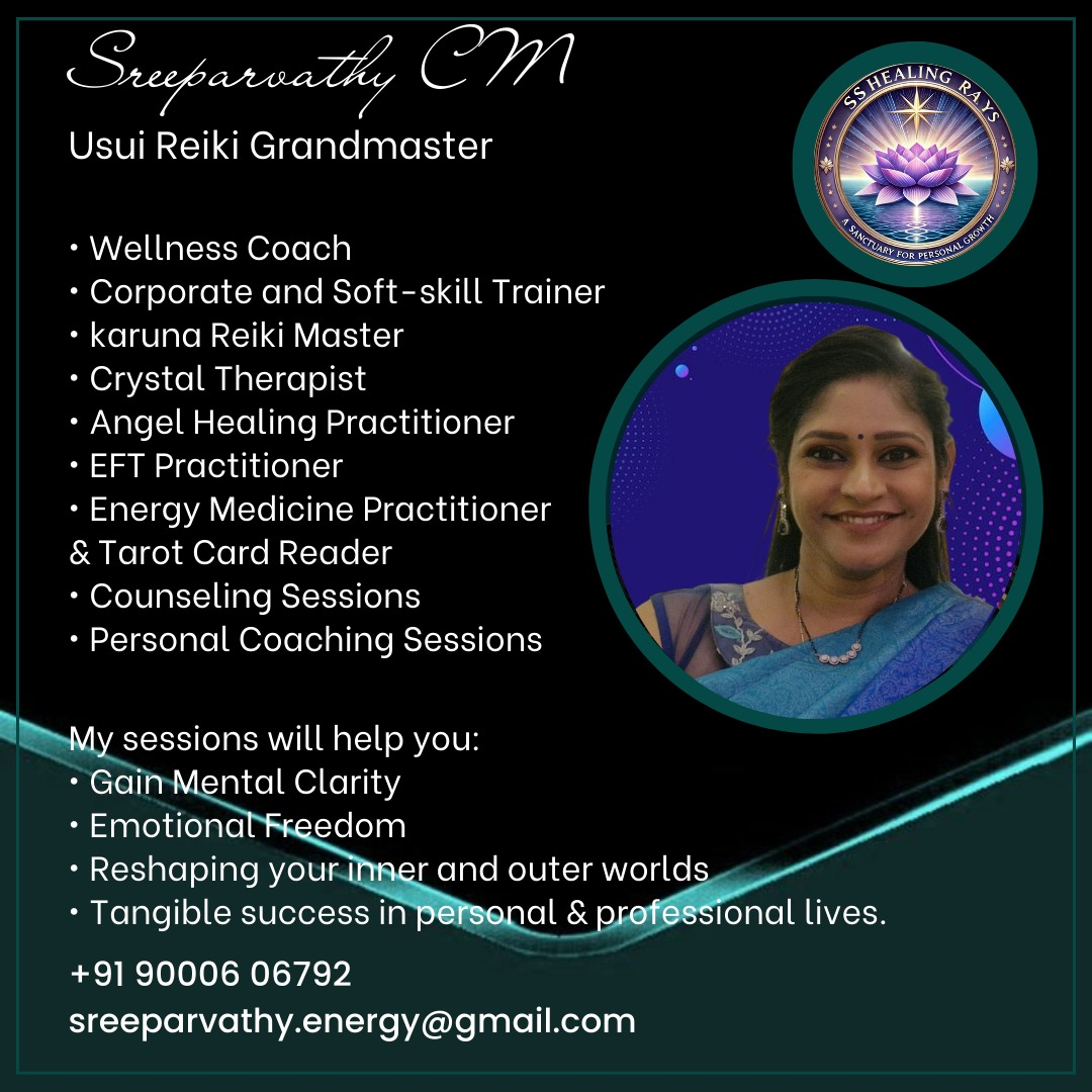 Sreeparvathy CM - Holistic Healer,Wellness Coach - Hyderabad